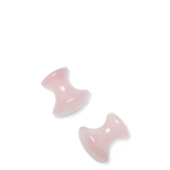 Bamford Isla Eye Stones Rose Quartz Pair