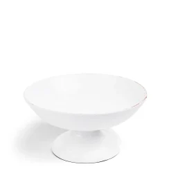 Campagna Footed Bowl White