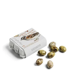 Chocolate Common Reed Bunting Bird Eggs Filled With Salted Caramel Ganache