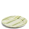 Circus Stripe Green Charger Plate