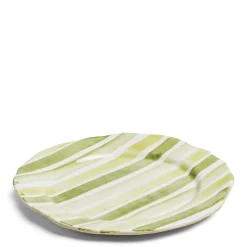 Circus Stripe Green Charger Plate