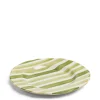 Circus Stripe Green Dinner Plate