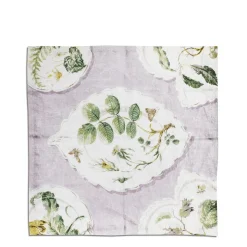 Daylesford x Colefax Quince Garden Napkin in Lilac With Rosehip