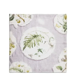 Daylesford x Colefax Quince Garden Napkin in Lilac With Fern