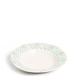 Dot Pasta Bowl Green