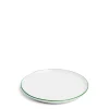 Edge Breakfast Plate Dark Green