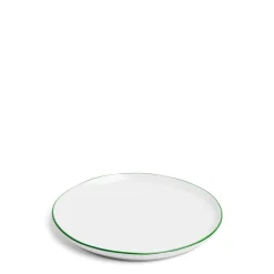 Edge Breakfast Plate Dark Green