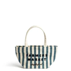 Farmers Market Stripe Mini Bag Blue
