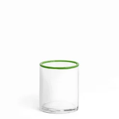 Idbury Low Ball Green Rim