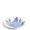 Leaf Shallow Bowl Blue