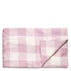 Lilac and White Check Tablecloth