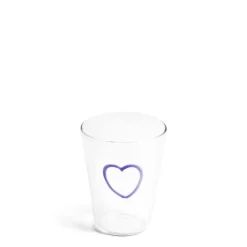 Lilac Heart Glass