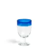 Ludlow Blue Wine Glass