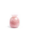 Miro Pink Spiral Stripe Vase