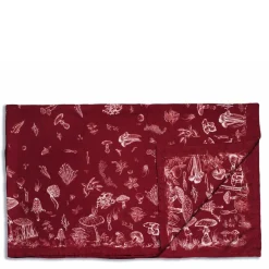 Mushroom Tablecloth Claret