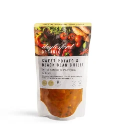 NEW: Organic Sweet Potato & Black Bean Chilli