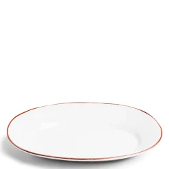 Oddington Oval Platter Red Large