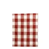 Portobello Gingham Tea Towel Red