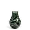 Riley Stout Green & Black Stripe Vase Small