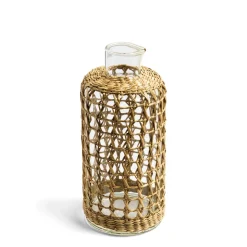 Weave Glass Decanter Large