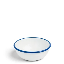 White & Blue Enamel Bowl