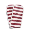 White & Red Stripe Double Oven Glove