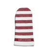 White & Red Stripe Oven Glove