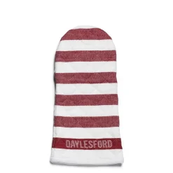 White & Red Stripe Oven Glove